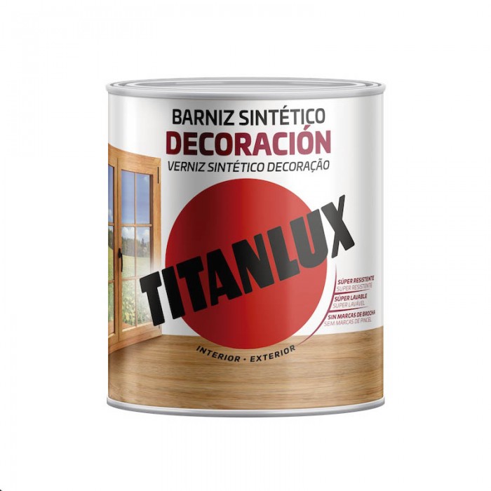 Barniz Satinado Titan 750 Ml. Incoloro