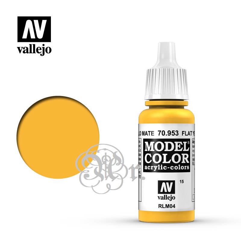 Vallejo Model Color 70.953 Amarillo Mate 17 ml