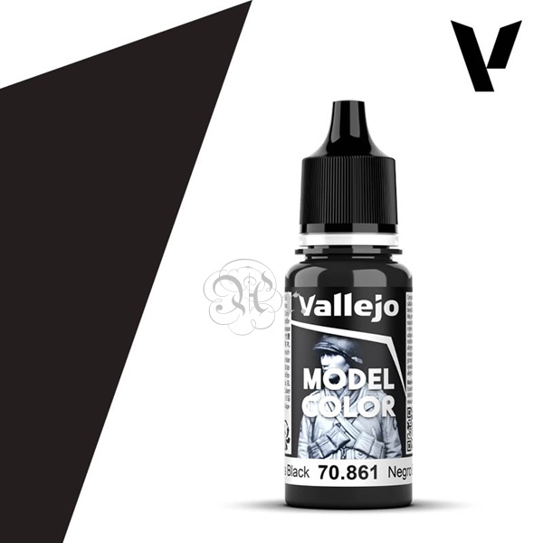 Model Color 861 18 Ml. Preto brilhante