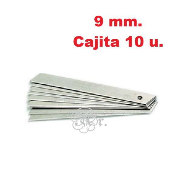 Cuchilla Cutter 9 Mm 10 U