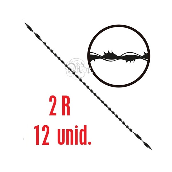 Pelos Espirales 13 Cm. Nº 2 12 U.