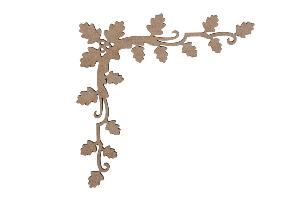 Aplique Laser D.M. Nº208 12*12 Cm. Cantonera