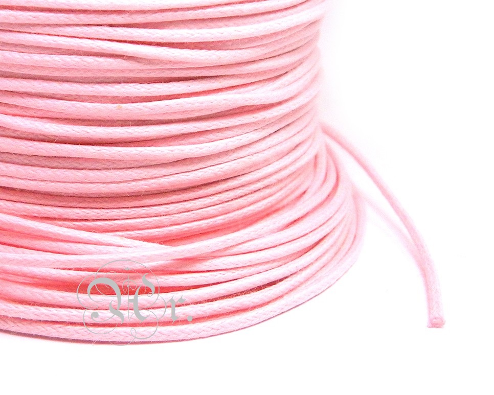 Cordon Algodon Encerado 2 Mm. 100 M. Rosa