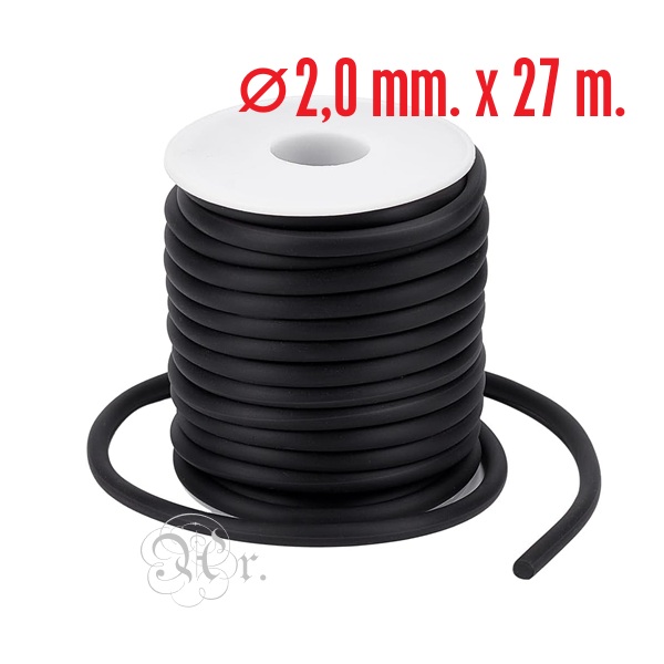 Cordon Caucho 2 Mm. 27 M.
