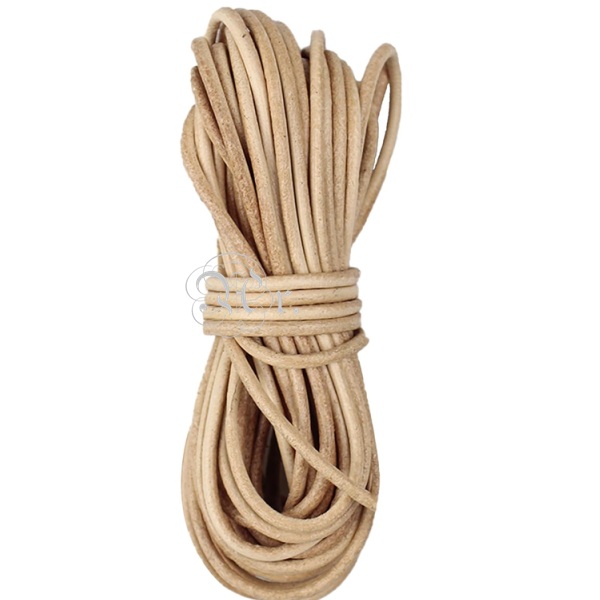 Cordon Cuero 2 Mm. 1.5 M. Natural