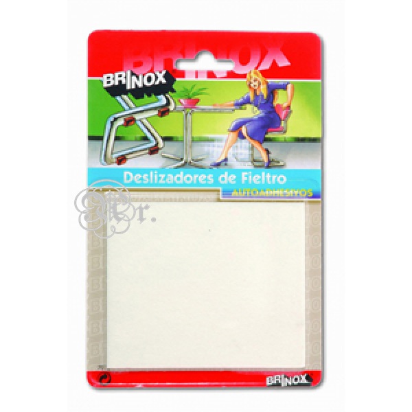 Deslizadores Fieltro 100*75 Blanco