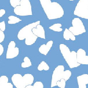 Goma Eva Corazones 33*50 Cm.