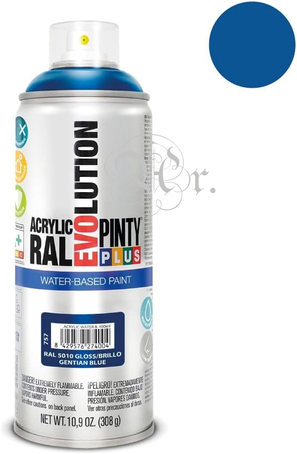 Pintyplus Evolution Water RAL 5010 Gentian Blue