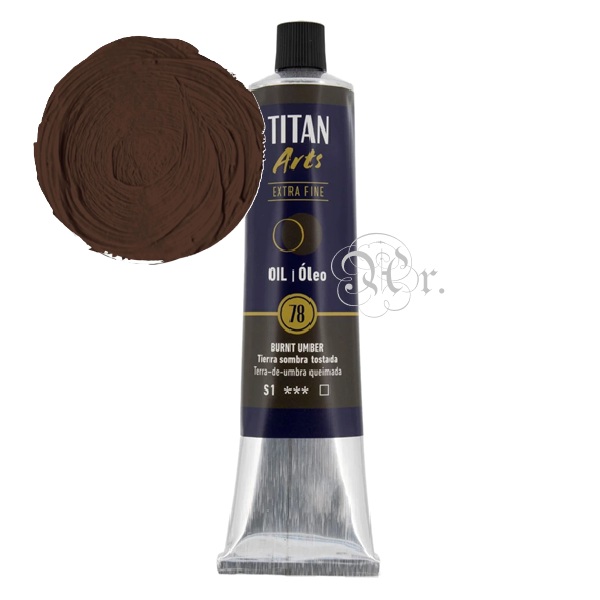 78 Oleo Titan 200 ml. Tierra Sombra Tostada