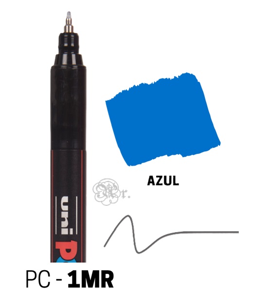 Rotulador Posca PC-1MR Azul oscuro