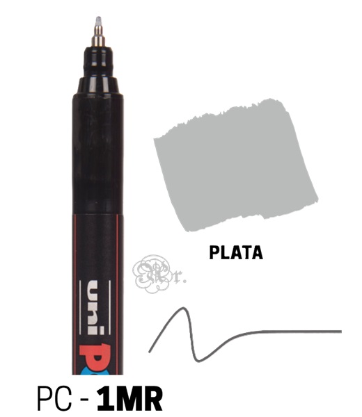 Rotulador Posca PC-1MR Plata