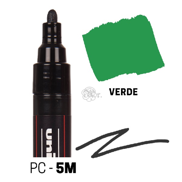 Rotulador Posca PC-5M Verde oscuro
