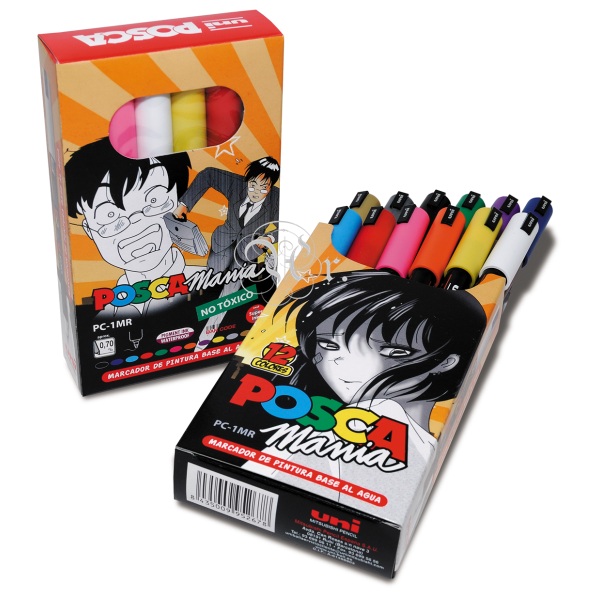 Set 12 Posca PC-1MR Poscamania