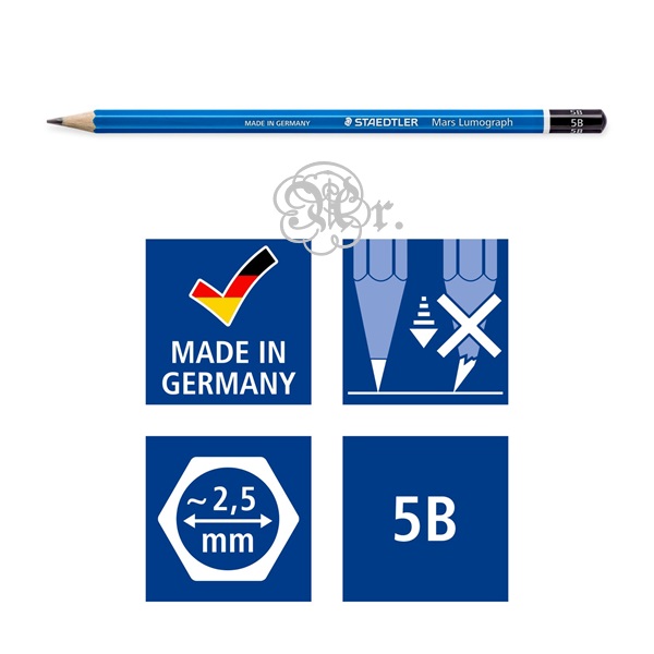 Lapiz Staedtler Lumograph 5B