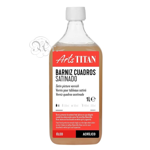 Barniz Cuadros Titan Satinado 1 L