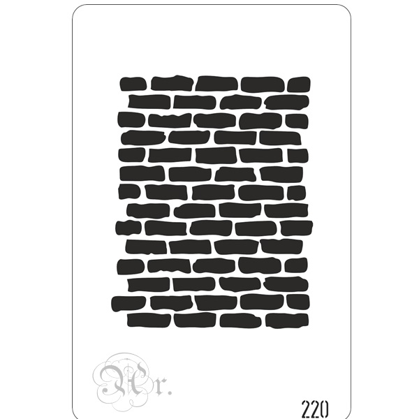 Stencil 20*30 Cm. 220 Muro
