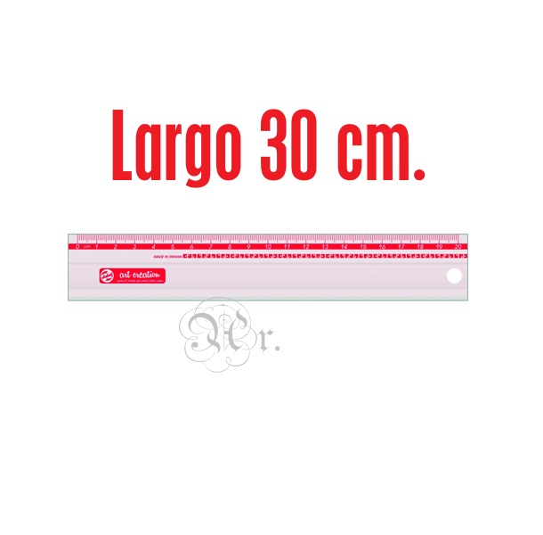 Regla Aluminio 300 Mm.