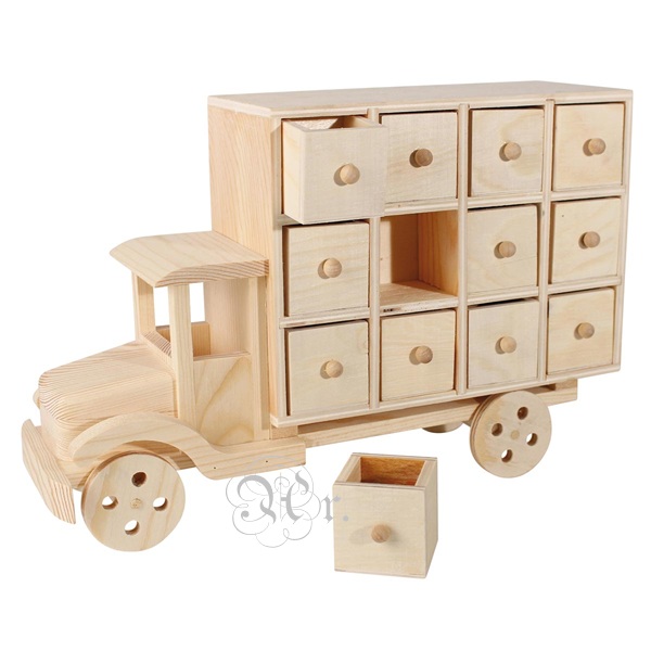 Calendari Advent Camió 28.5*19*9.5 Cm.