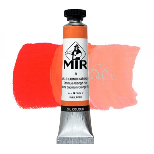 Oleo MIR 8 Amarillo Cadmio Naranja Tono 20 ml