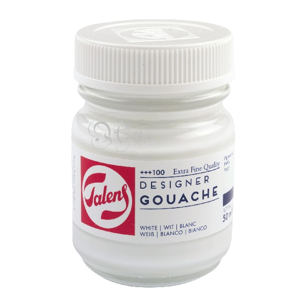 Gouache Talens Tarro 50 Ml. Blanco