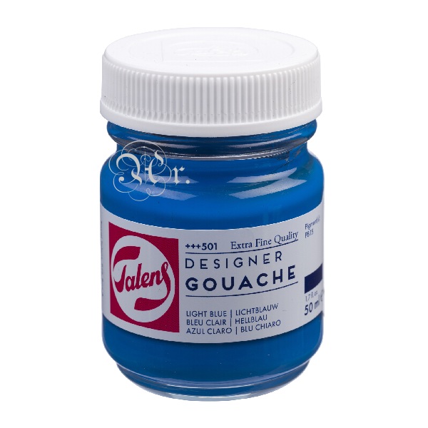 Gouache Talens Tarro 50 Ml. Cyan