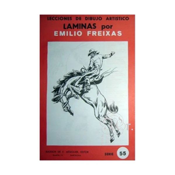 Set 12 Laminas Emilio Freixas 55 Escenas Del Oeste