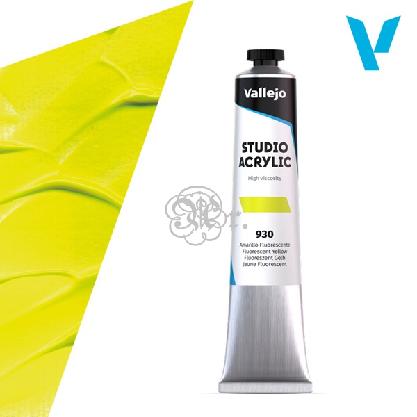 Acrilico Vallejo 58 Ml. 930 Amarillo Fluorescente