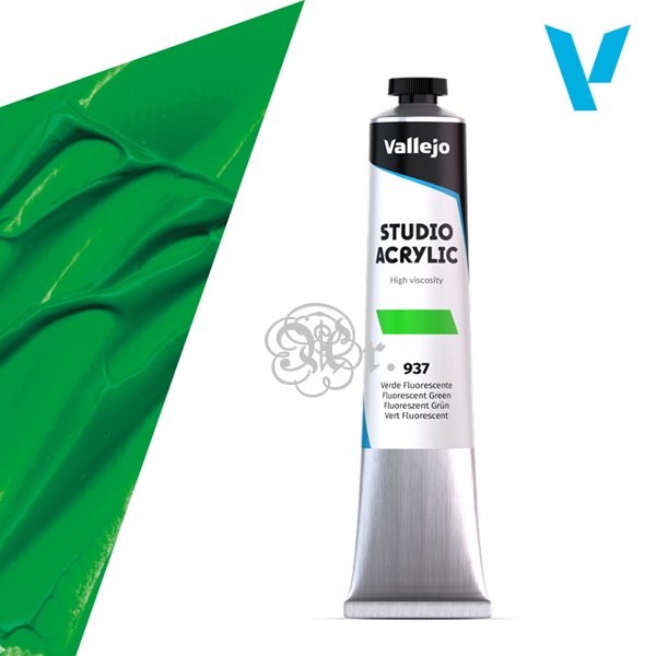 Acrilico Vallejo 58 Ml. 937 Verde Fluorescente