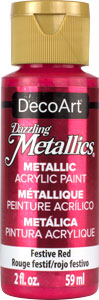 Dazzling Metallics DA262 Festive Red 59 ml