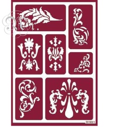 [1823101] Stencil Flex 01 Ornamental
