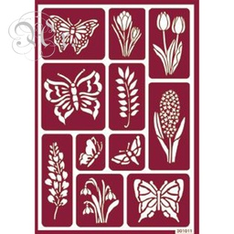 [1823111] Stencil Flex 11 Mariposas