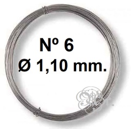 [0851006] Alambre Galva. Nº6 Peq.