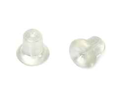 [0808204] Trasera Pendiente Silicona 100 U. 