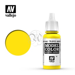 [1836014] Vallejo Model Color 70.915 Amarillo Intenso 17 ml
