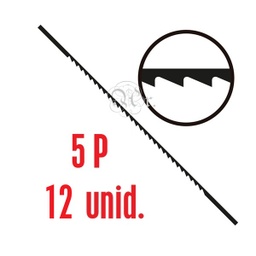 [0602017] Pelos Planos 13 Cm. Nº 5 12 U.