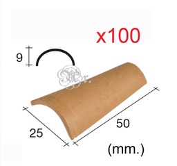 [0519057100] Teja Arabe 50 Mm. 100 U.