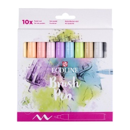 [0209102] Set 10 Rotuladores Ecoline Pastel