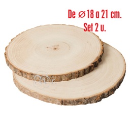 [1601411] Set 2 Peana Arbol Ø18-21 Cm.