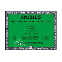 [0216077] Block Acuarela Arches 4L 31*41 Cm. GF 20h.