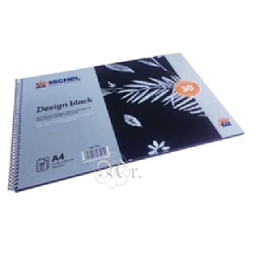 [0216084] Block Design Black Michel A4 30h.