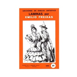 [0110021] Set 12 Laminas Emilio Freixas 21 Trajes Regionales