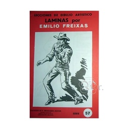 [0110057] Set 12 Laminas Emilio Freixas 57 Hombres Del Oeste